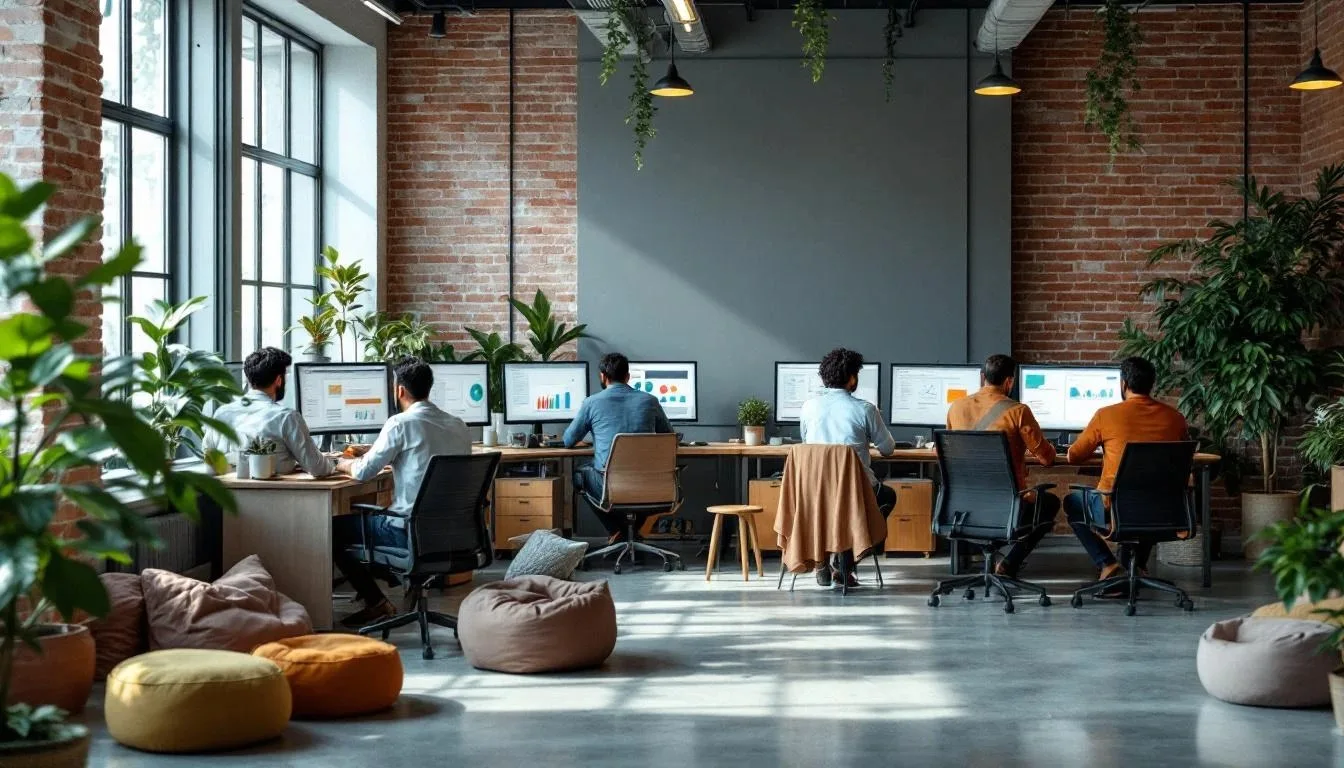 Technology consulting and software development workspace