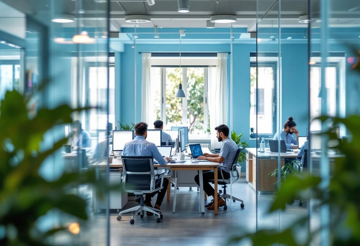 Software development and technology consulting workspace