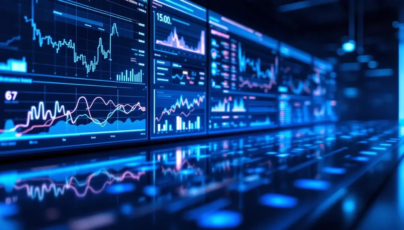 Observability dashboard with distributed tracing, latency, error rate, and throughput